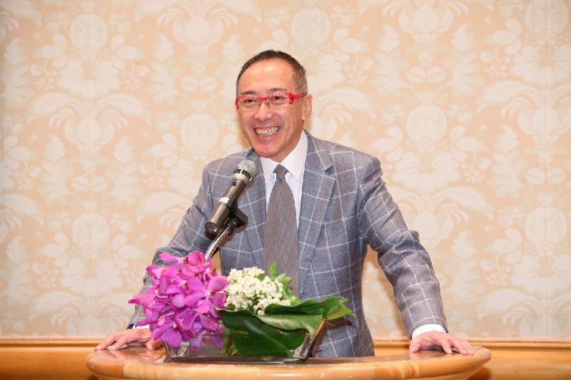 The Convenor of the Hong Kong-Taiwan Cultural Co-operation Committee, Mr Fredric Mao, speaks at the Fourth Hong Kong-Taiwan Cultural Co-operation Forum in Taipei.